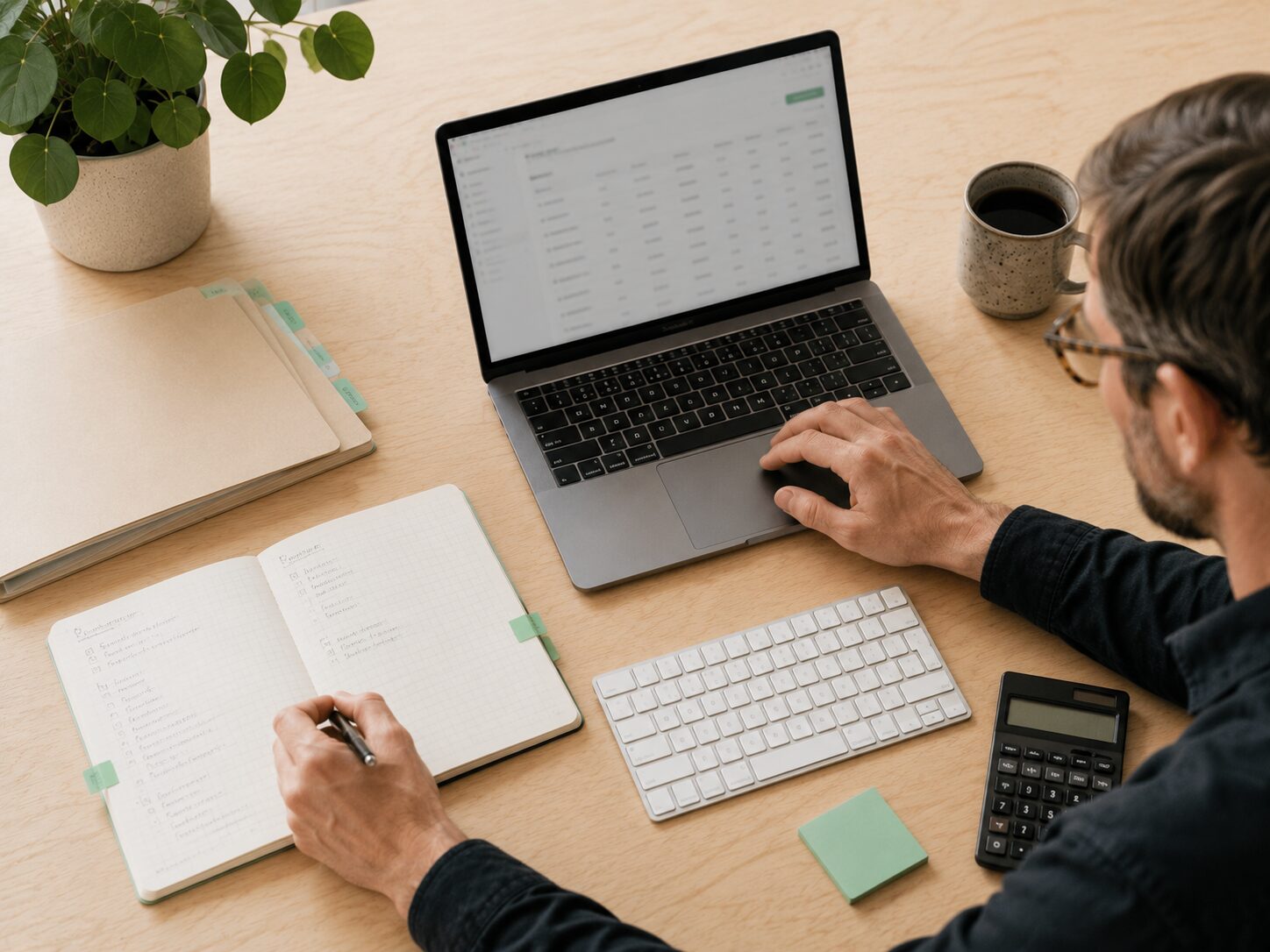 A hosting client book being reviewed ahead of a sale